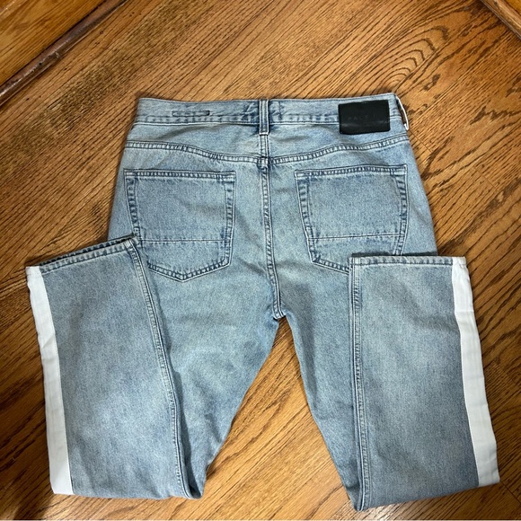 PacSun | Slim White Strip Jeans - Picture 2 of 11